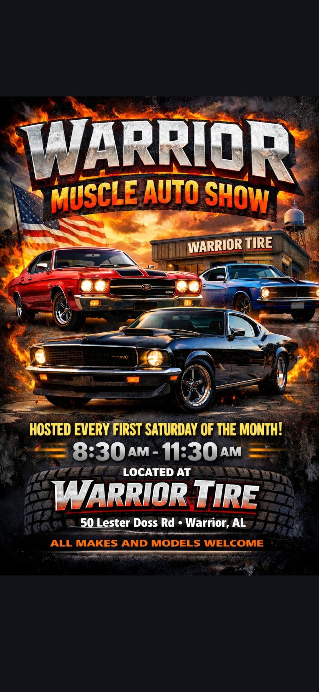 Warrior Muscle Auto Show