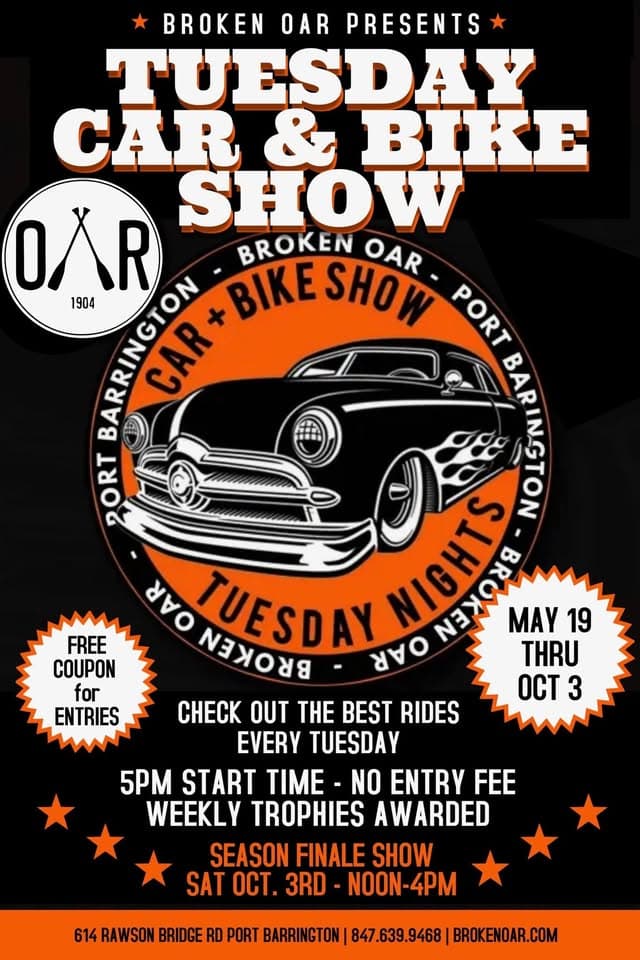 Broken Oar Tuesday Car & Bike Show