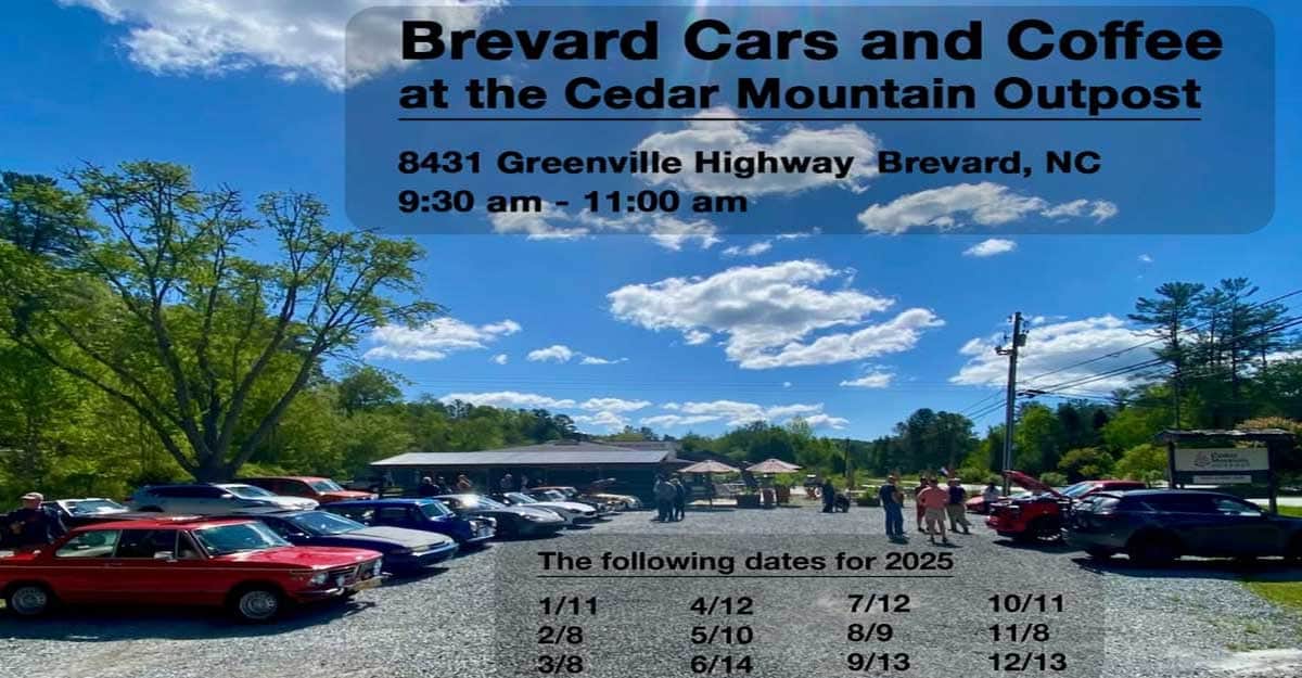 Cars and Coffee at the Cedar Mountain Outpost