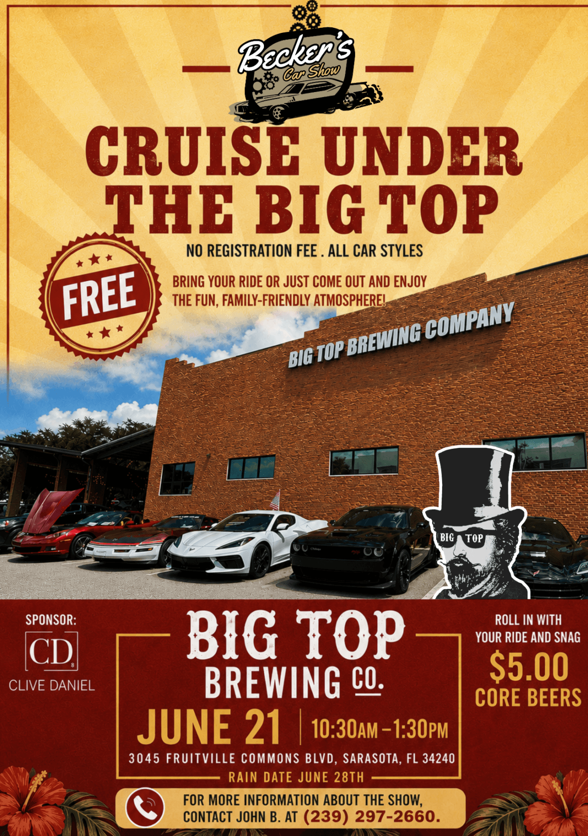 Big Top Brewing Car Show