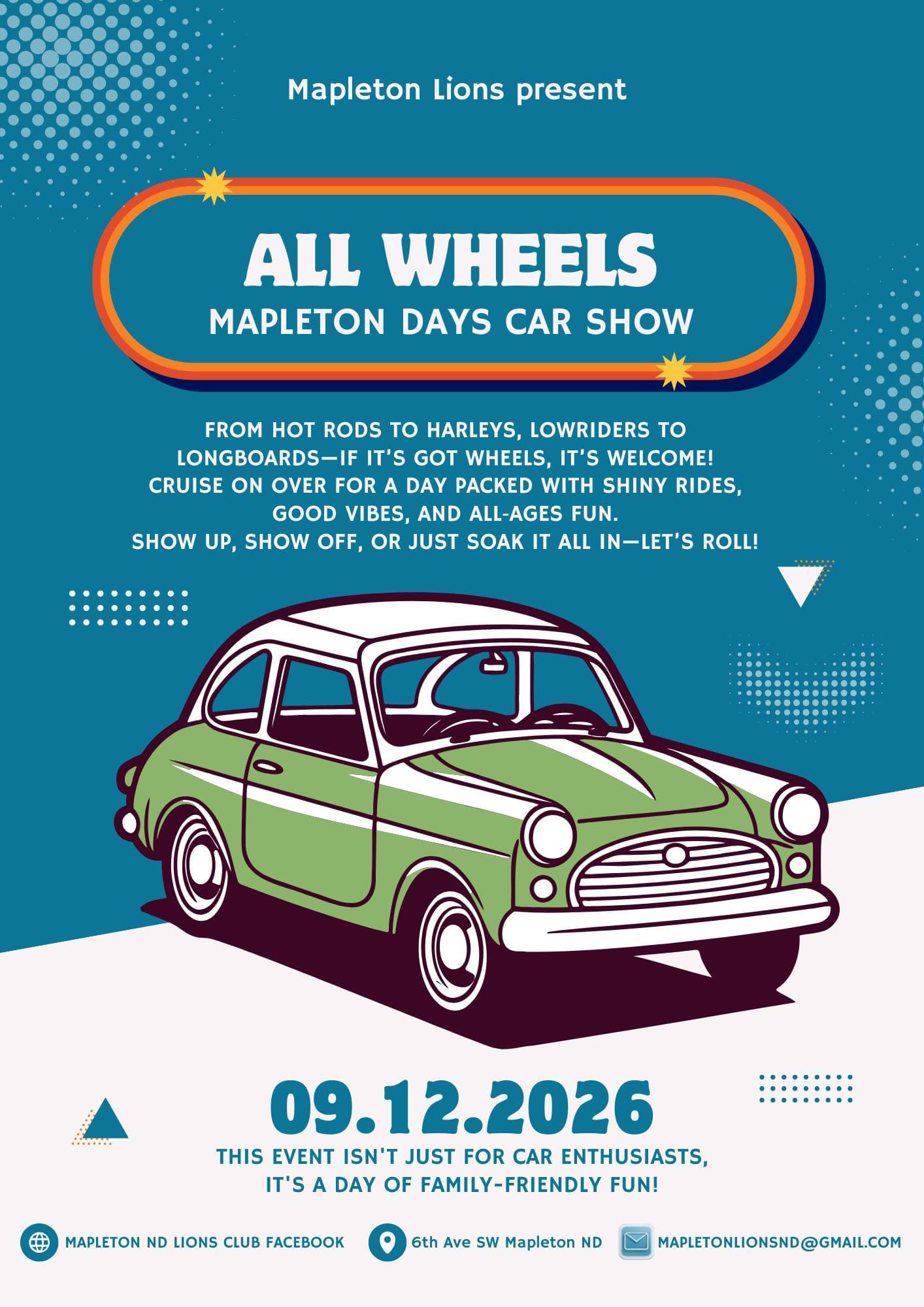 All Wheels Mapleton Days Car Show