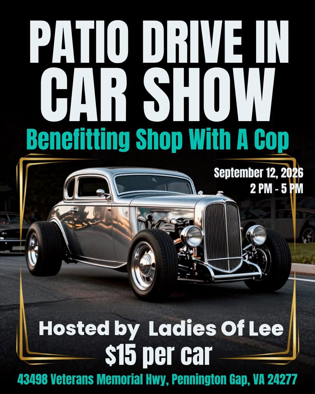 Patio Drive in Car Show