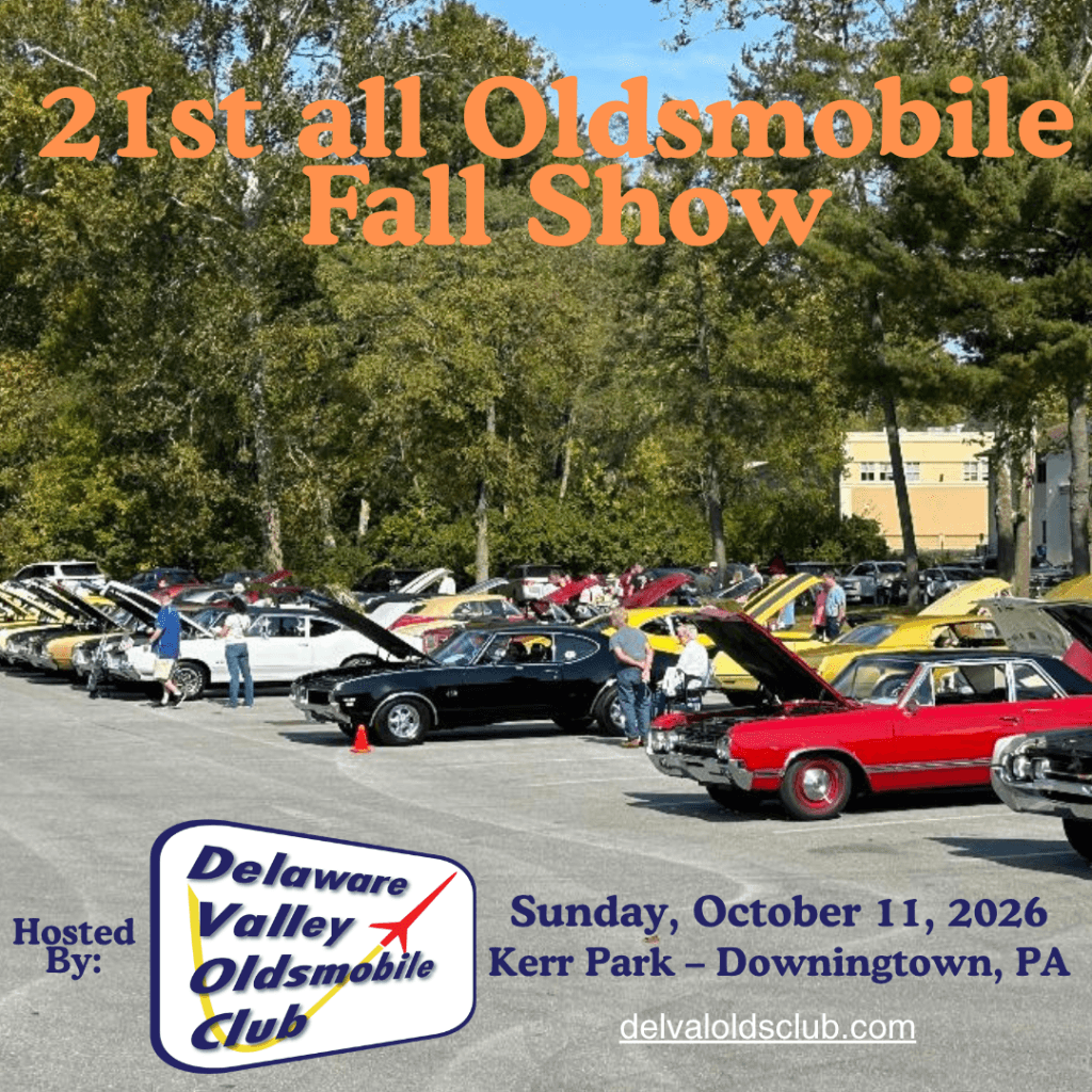 21st annual all Oldsmobile Fall Show
