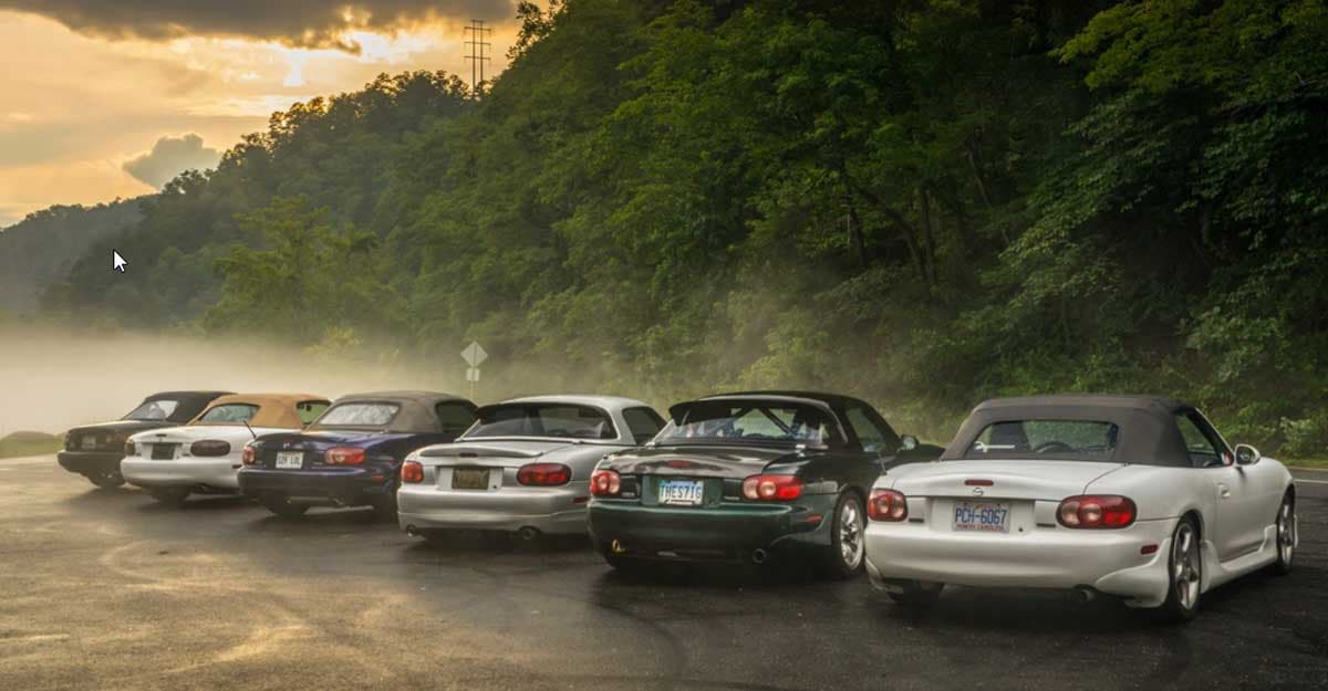 Miatas at the Gap XXX