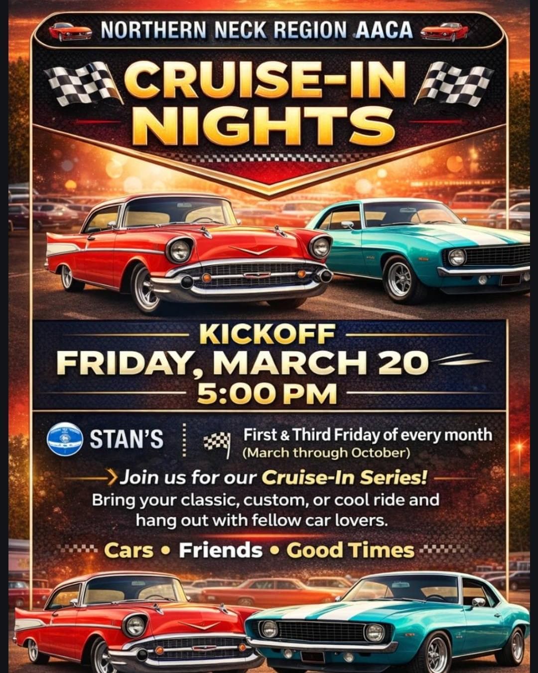 Northern Neck Region AACA Cruise-In Nights