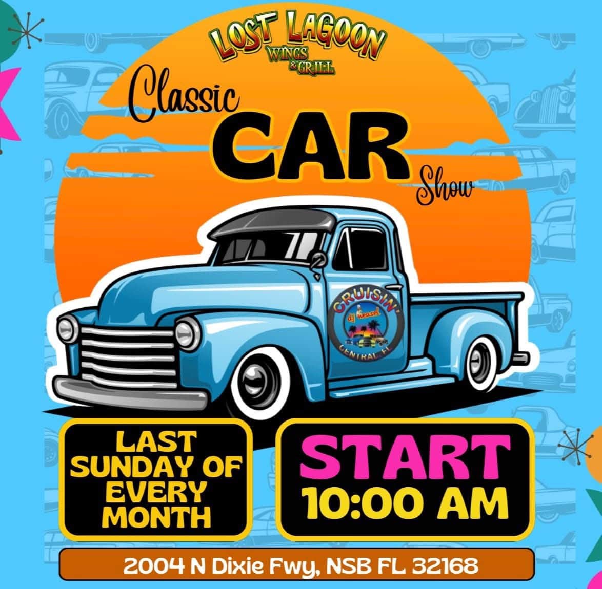 Lost Lagoon Wings & Grill Classic Car Show