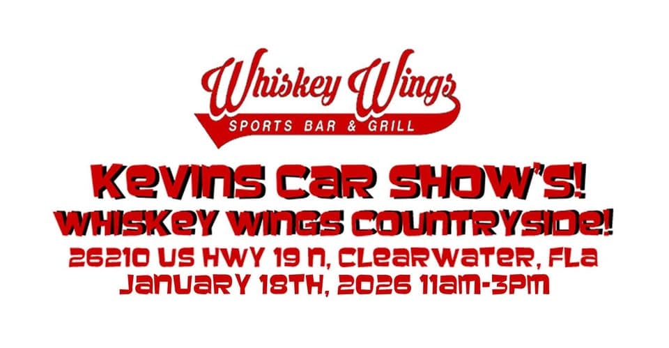 Kevin’s Car Shows & Whiskey Wings Countryside Car Truck Jeep and Bike Show!