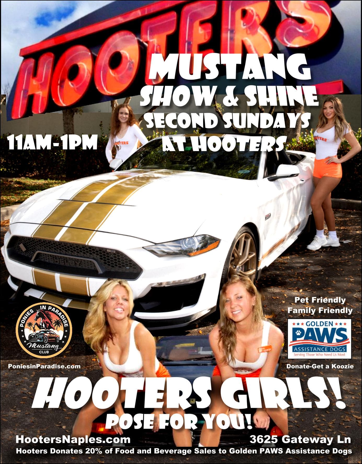 Mustang Show & Shine at Hooters