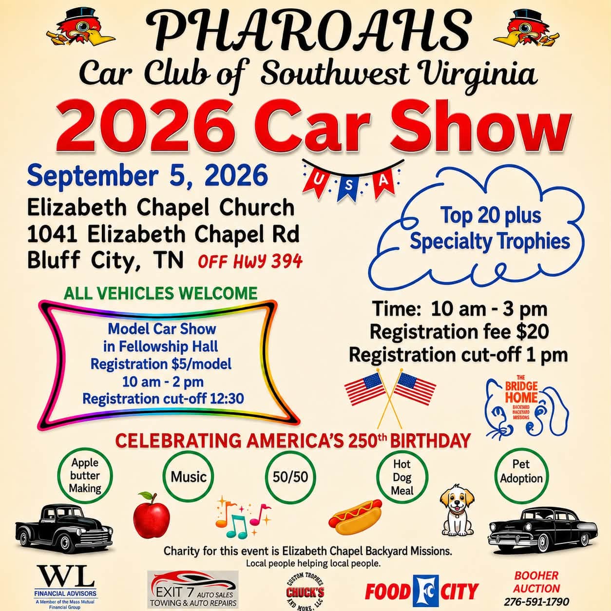 Pharoahs Car Club of Southwest Virginia Car Show