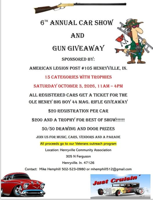 6th Annual Car Show and Gun Giveaway