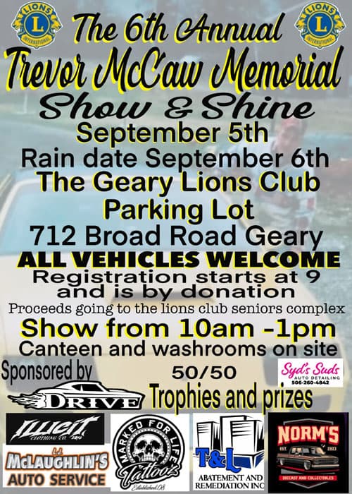 Trevor McCaw Memorial Show & Shine