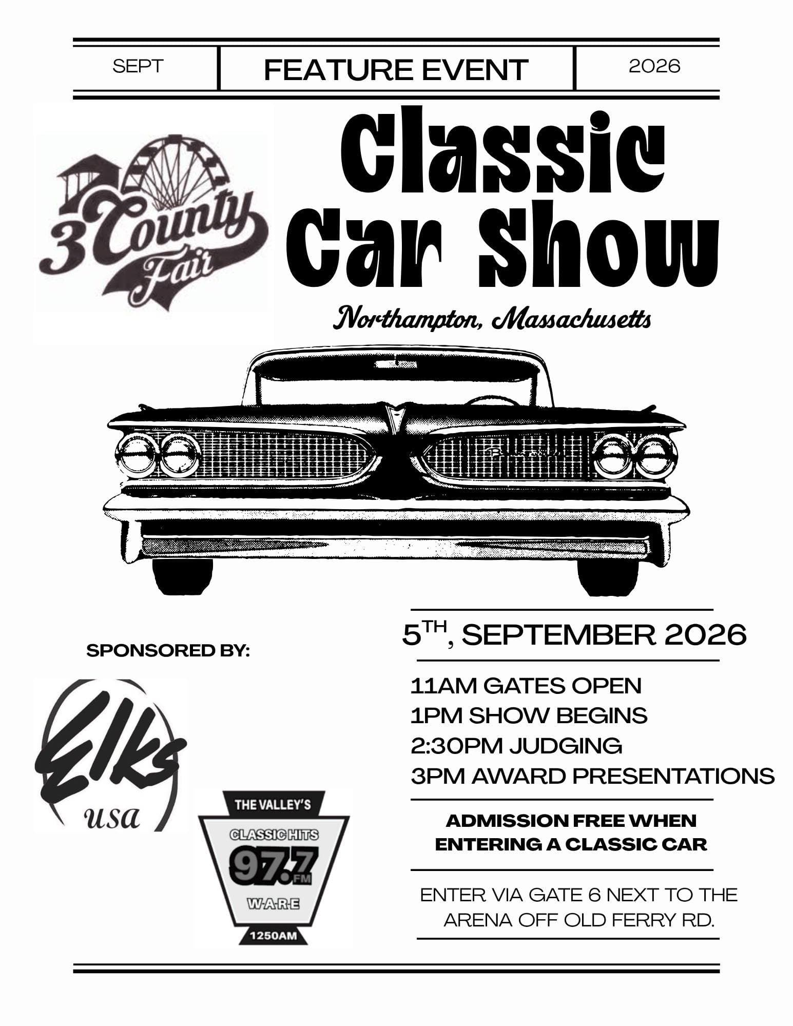 Three County Fair Classic Car Show