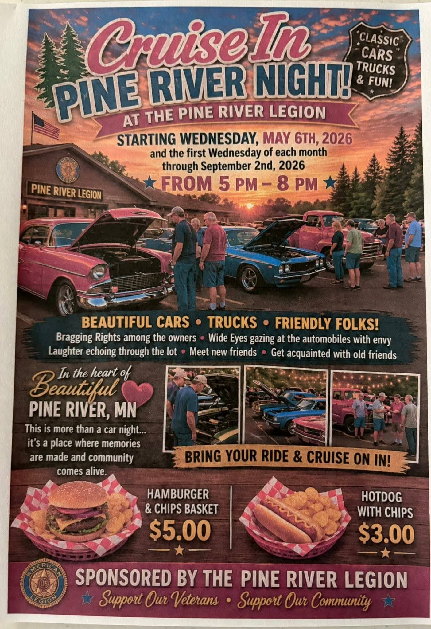 Cruise In Pine River Night! At The Pine River Legion