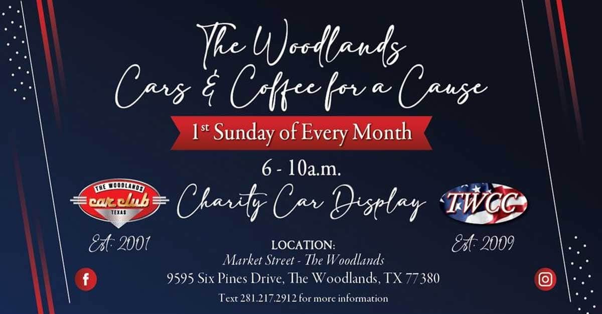 The Woodlands Cars & Coffee for a Cause