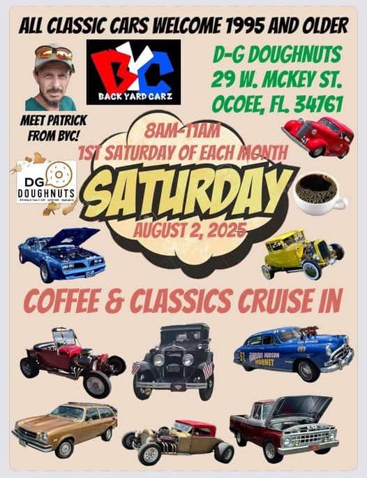 Coffee & Classics Cruise In