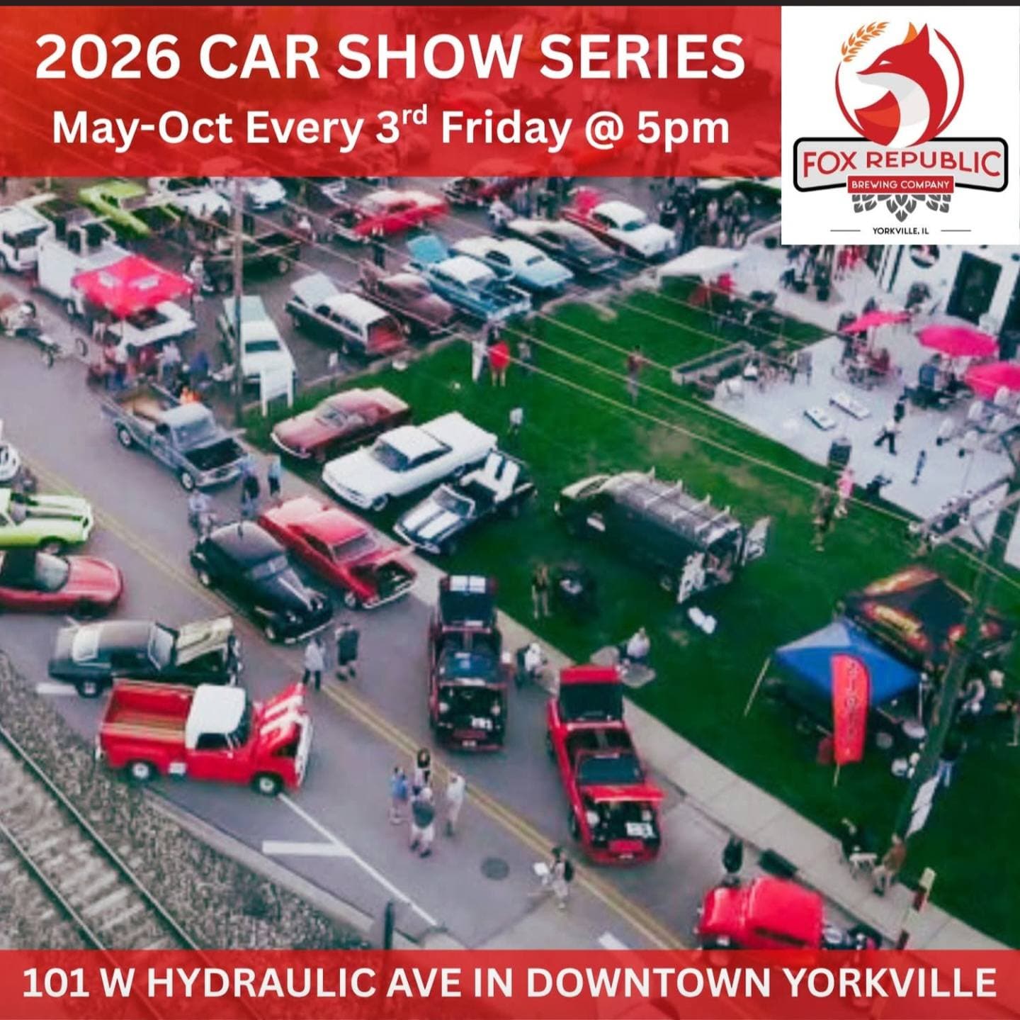 Fox Republic Brewing Company 2026 Car Show Series