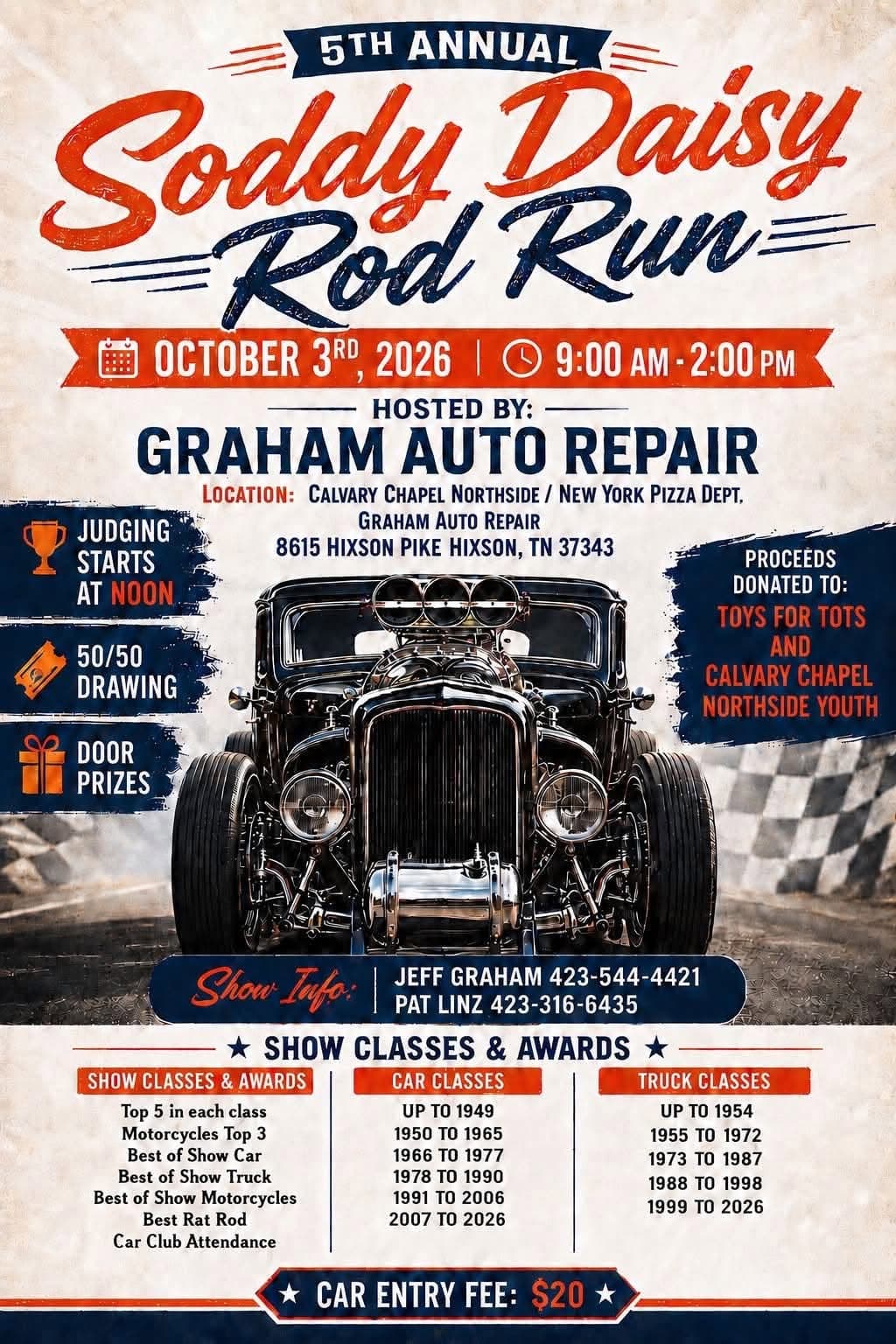 5th Annual Soddy Daisy Rod Run