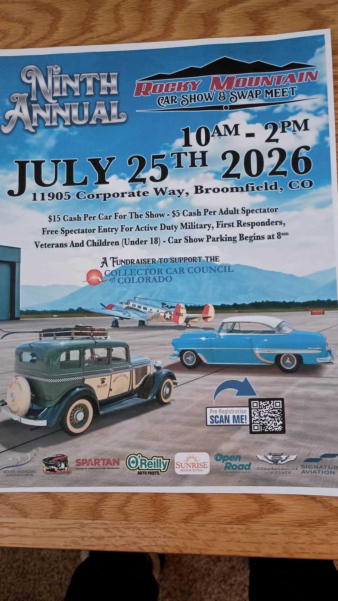 Ninth Annual Rocky Mountain Car Show & Swap Meet