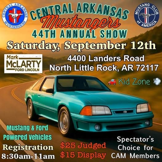Central Arkansas Mustangers 44th Annual Show