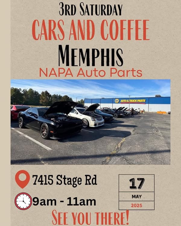 Cars And Coffee Memphis