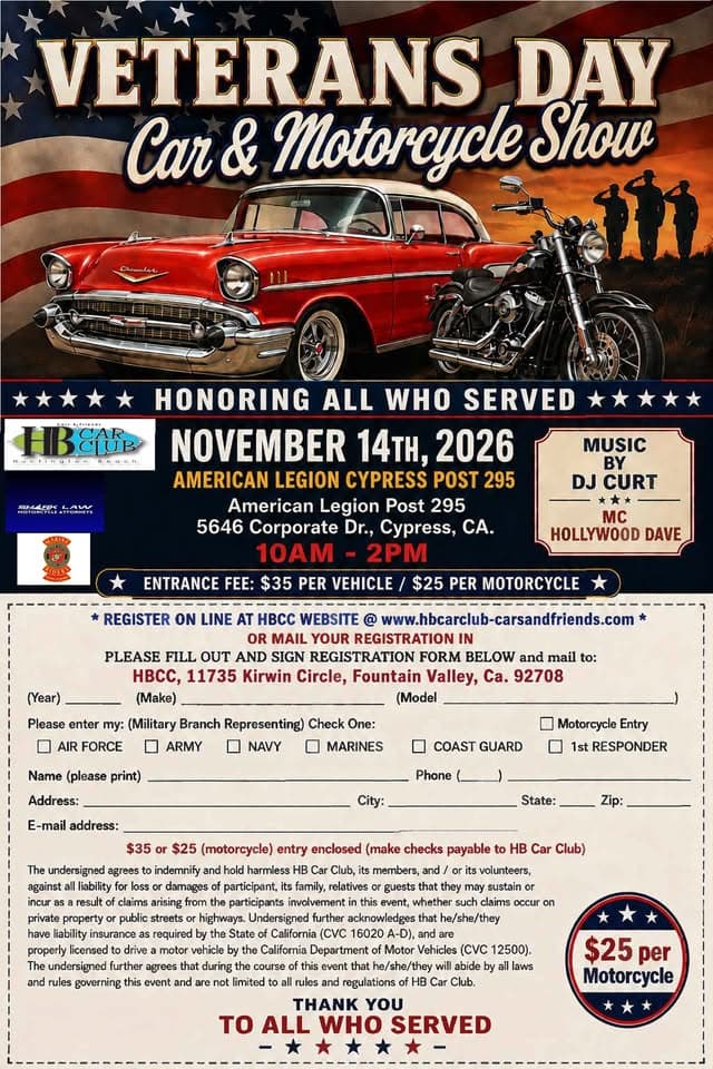 Veterans Day Car & Motorcycle Show