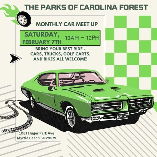 The Parks Of Carolina Forest Monthly Car Meet Up