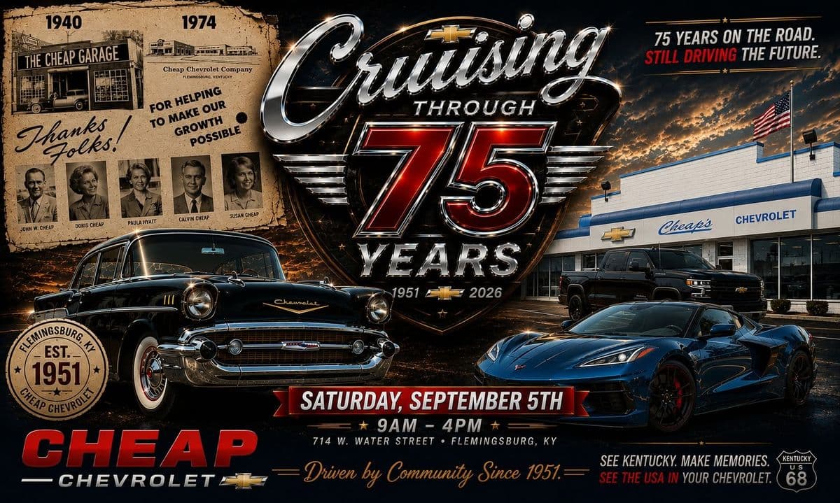 Cheap Chevrolet 75th Anniversary Celebration