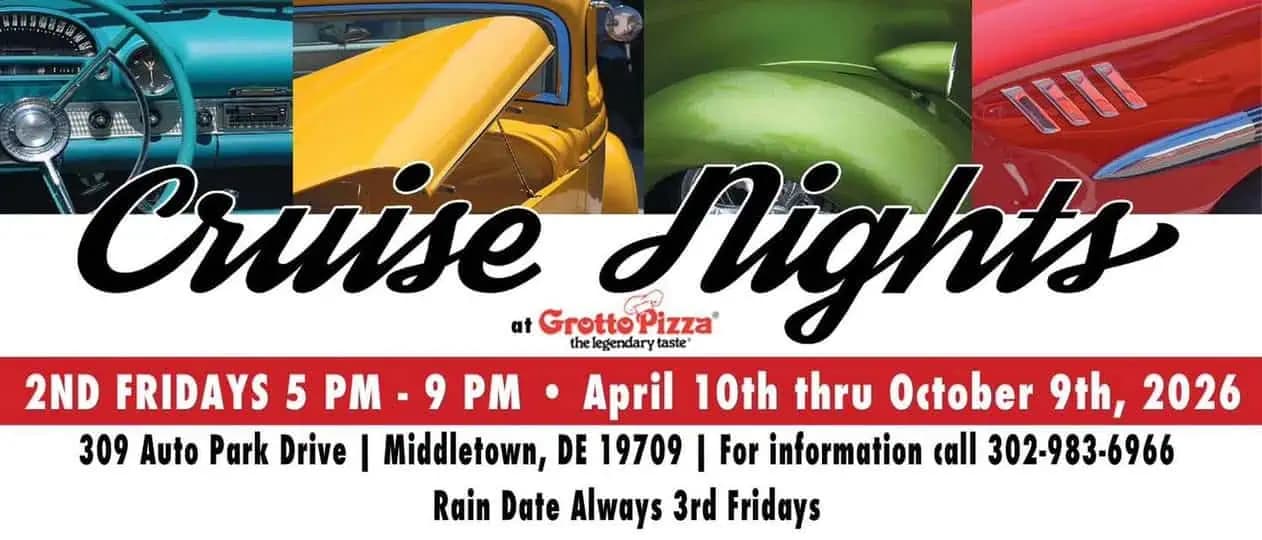2nd Friday Cruise Nights at Grotto Pizza