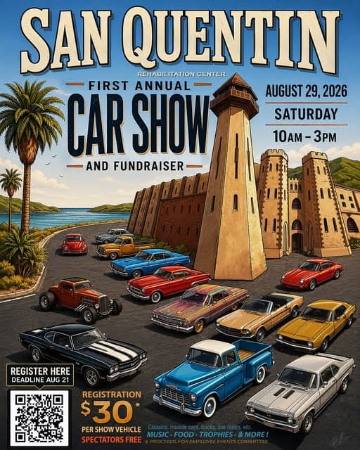 San Quentin Rehabilitation Center First Annual Car Show