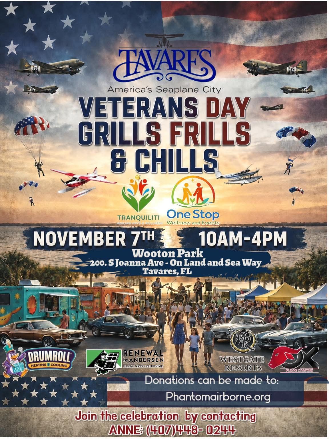 Veterans Day Grills, Frills & Chills