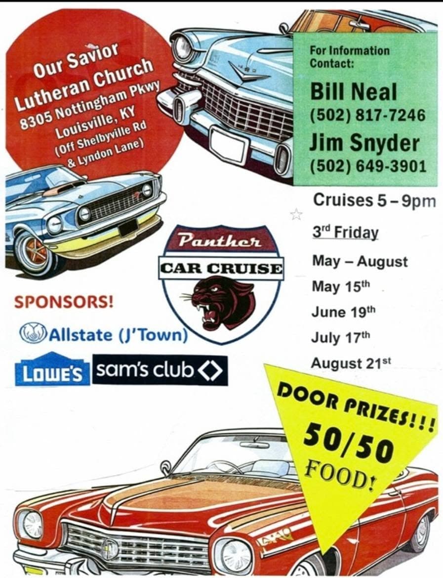 Our Savior Lutheran Church Panther Car Cruise