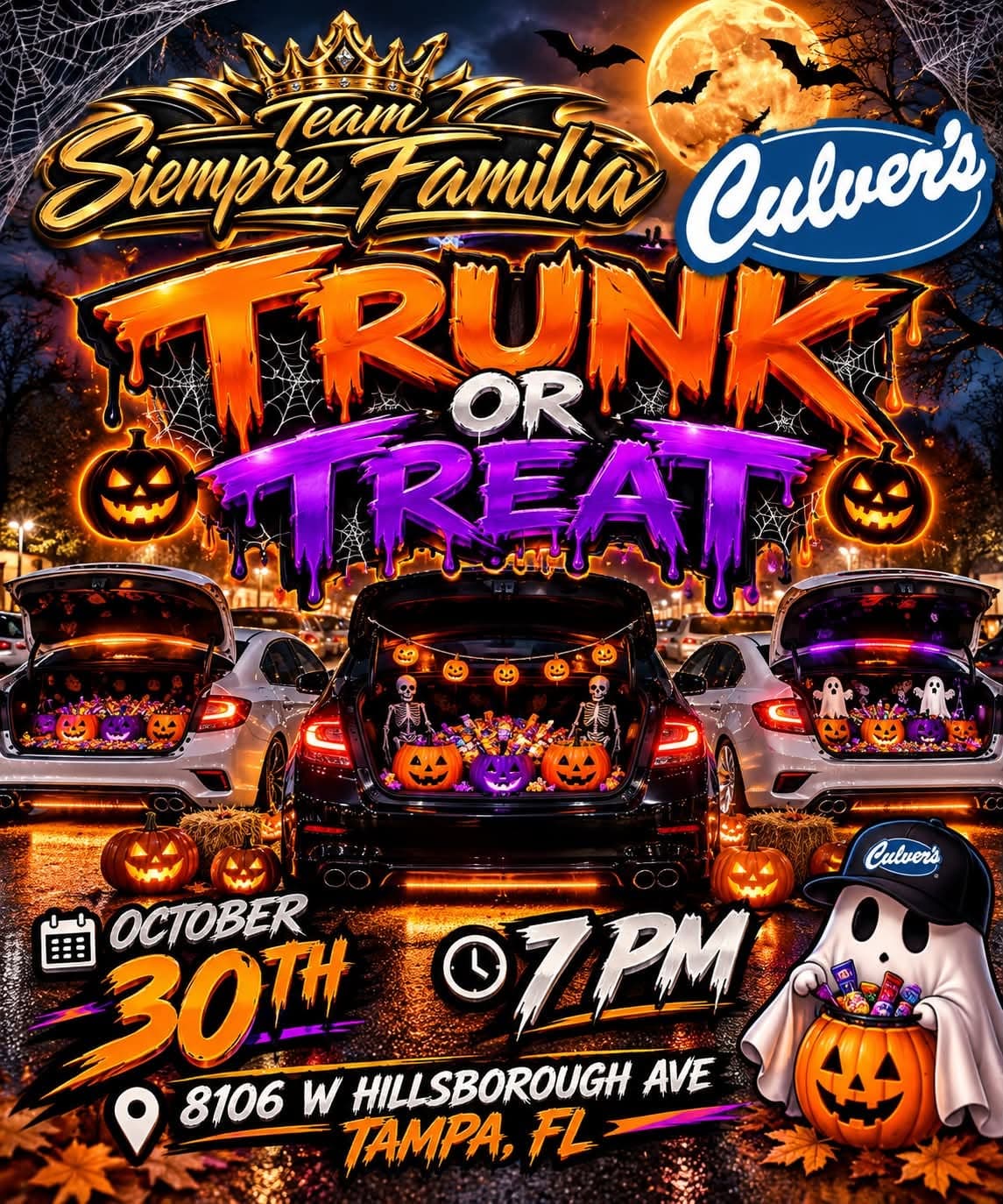 Team Siempre Familia Trunk or Treat at Culver's