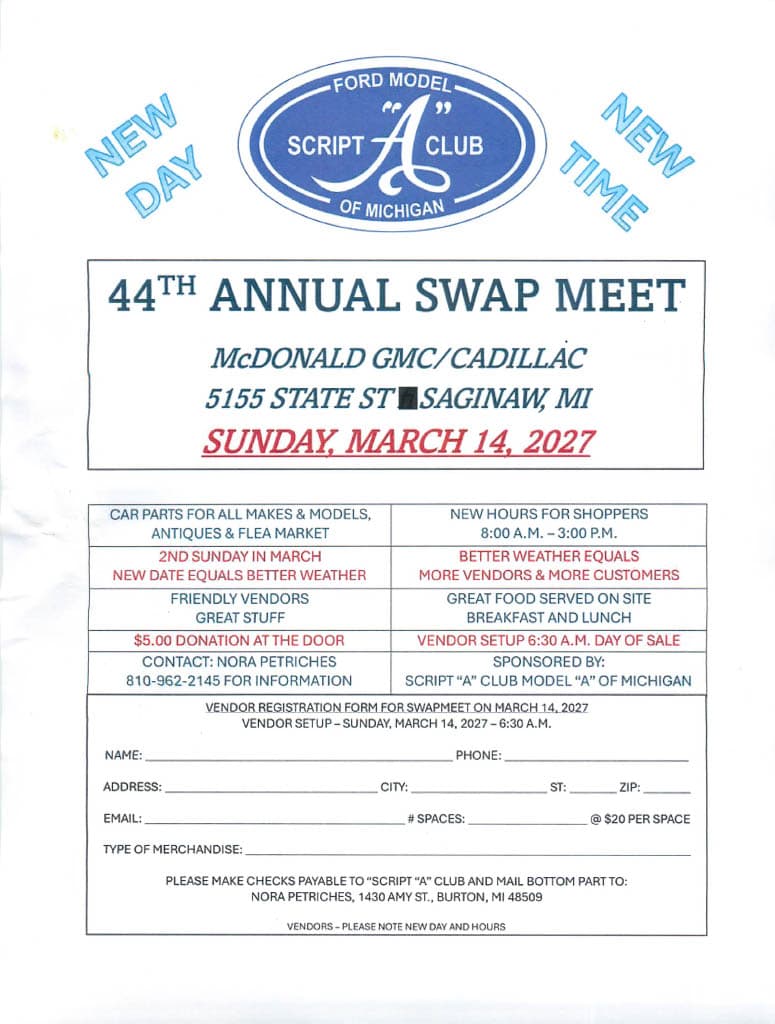 44th Annual Swap Meet