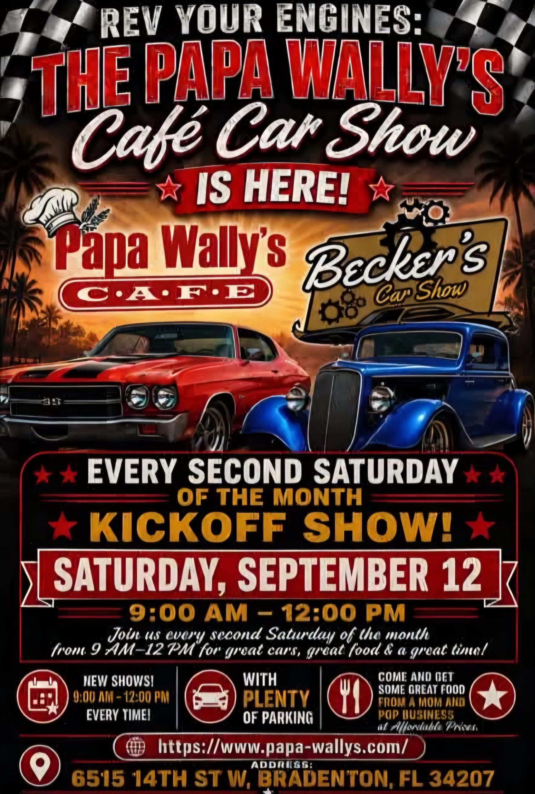 Papa Wally’s Cafe Car Show