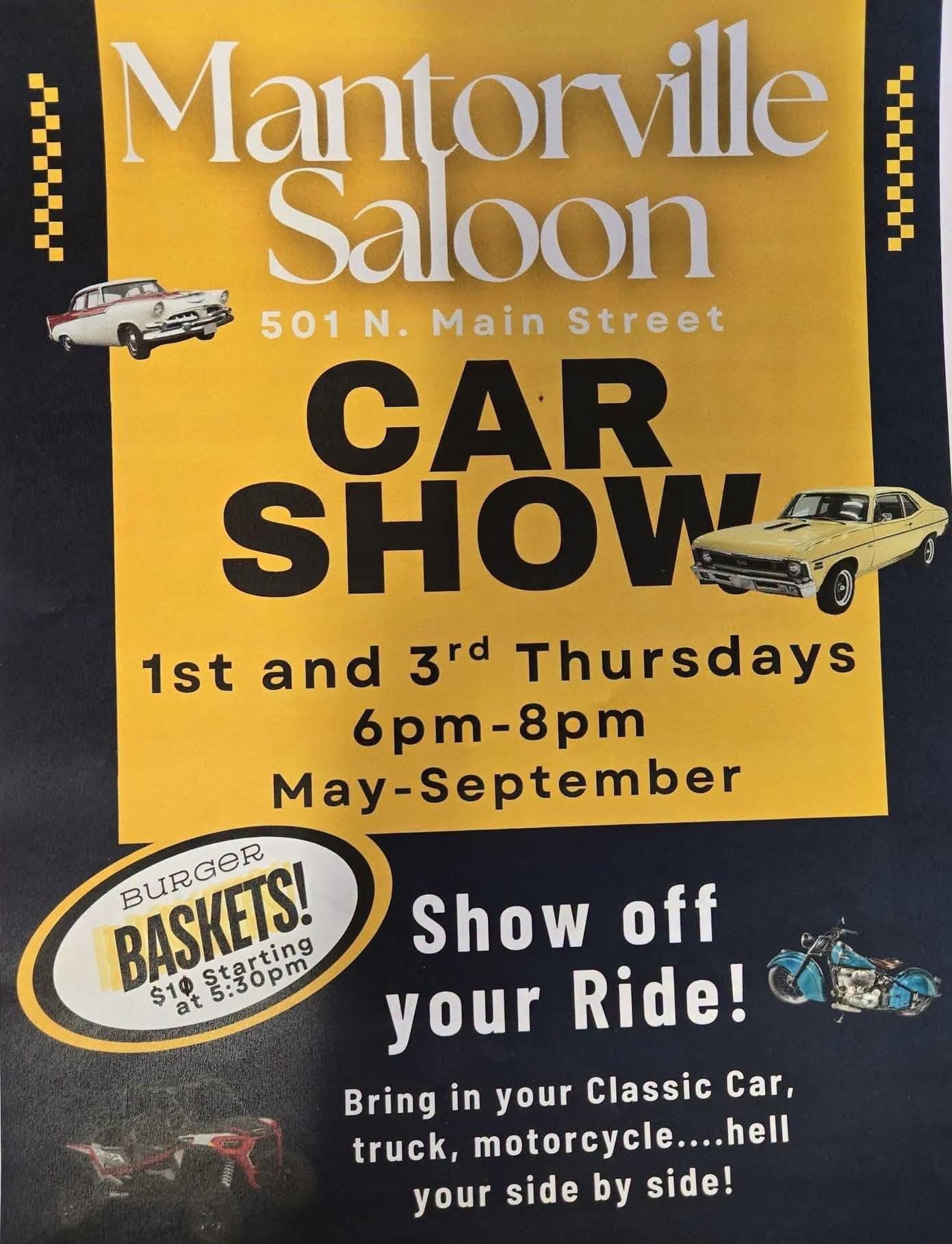 Mantorville Saloon Car Show