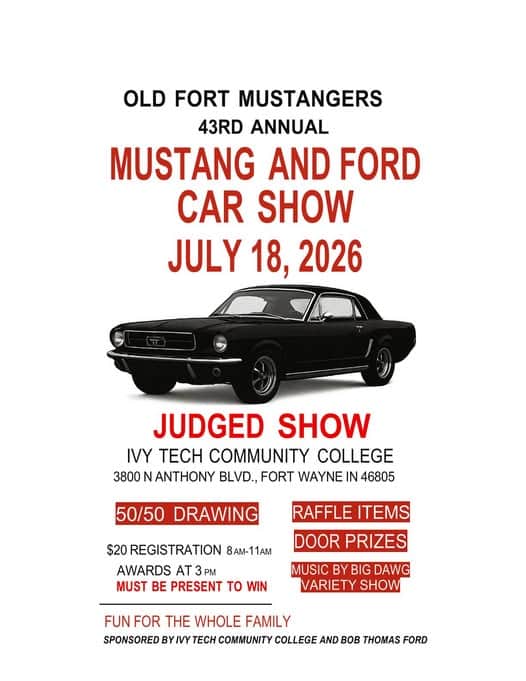 43rd Annual Mustang and Ford Car Show