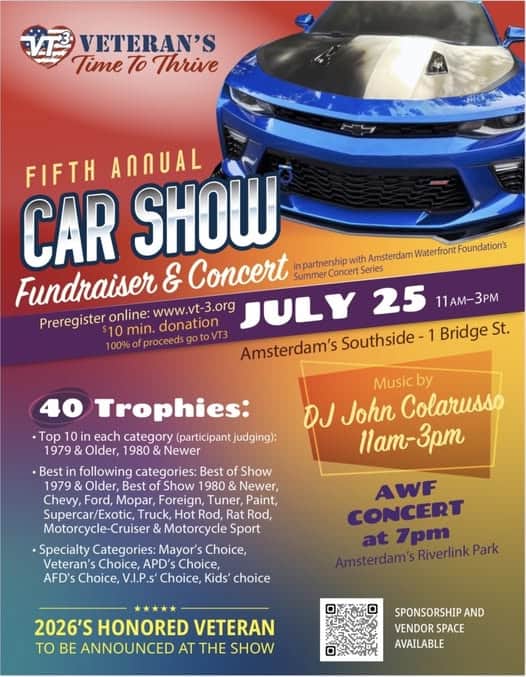5th Annual Car Show Fundraiser & Concert