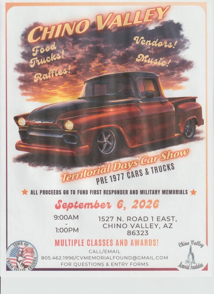 Chino Valley Territorial Days Car Show