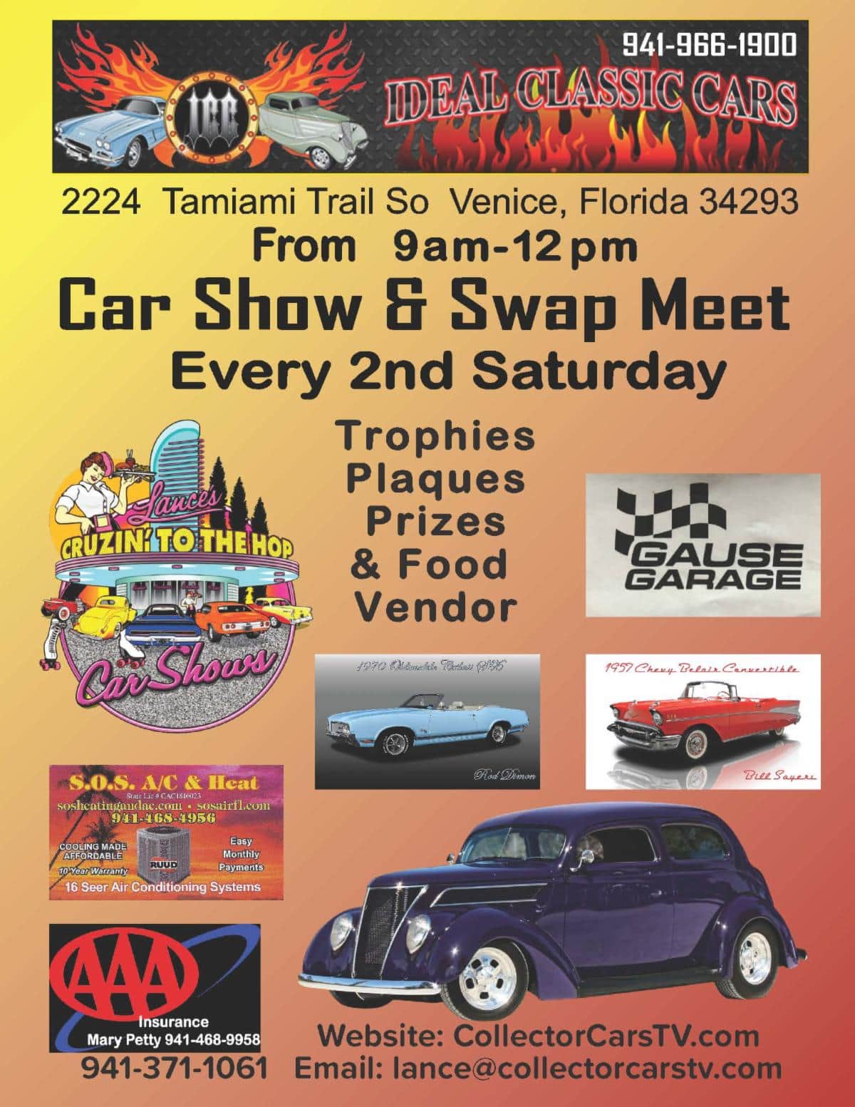 Lance’s Cruizin’ To The Hop Car Show & Swap Meet