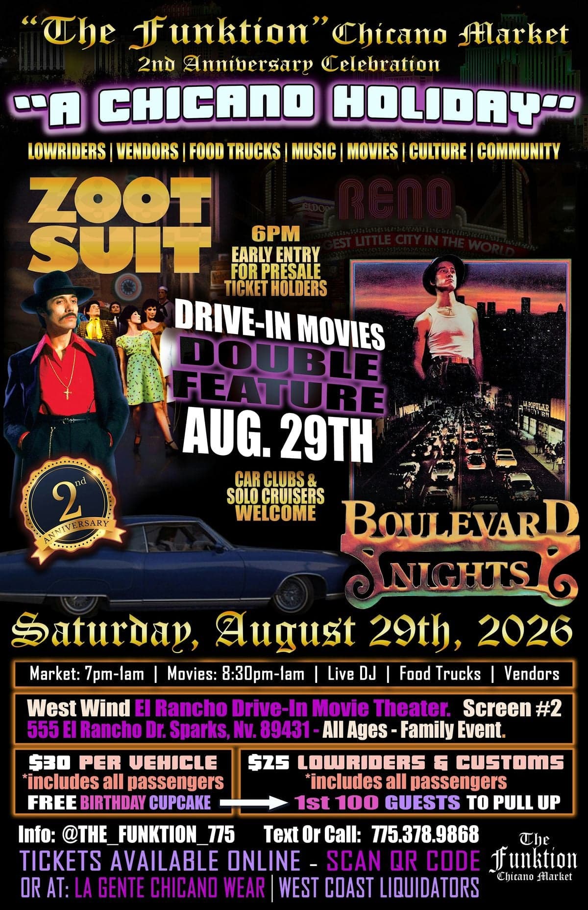 The Funktion Chicano Market 2nd Anniversary Celebration