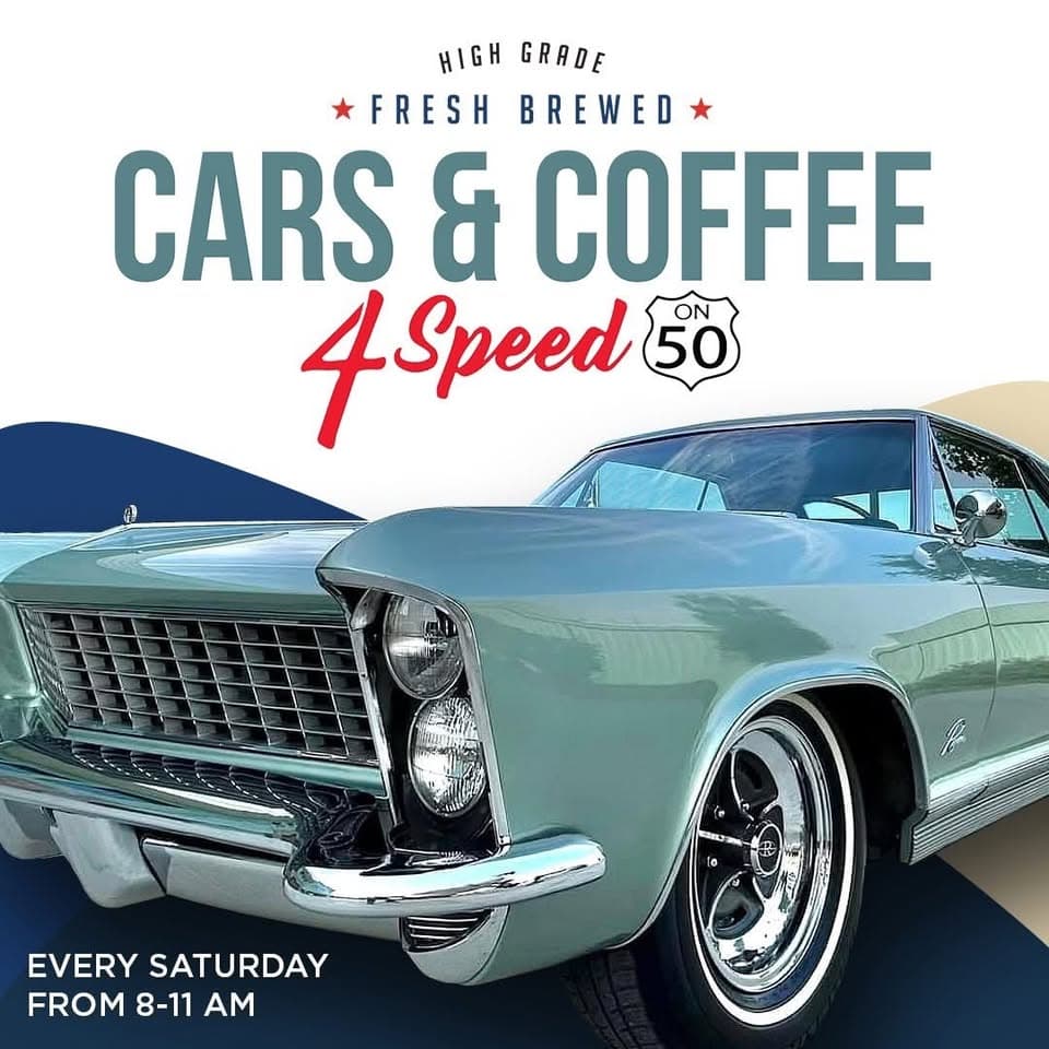 Cars & Coffee at 4Speed on 50