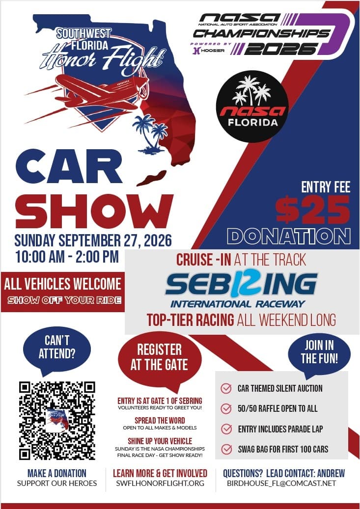 SW Florida Honor Flight Car Show