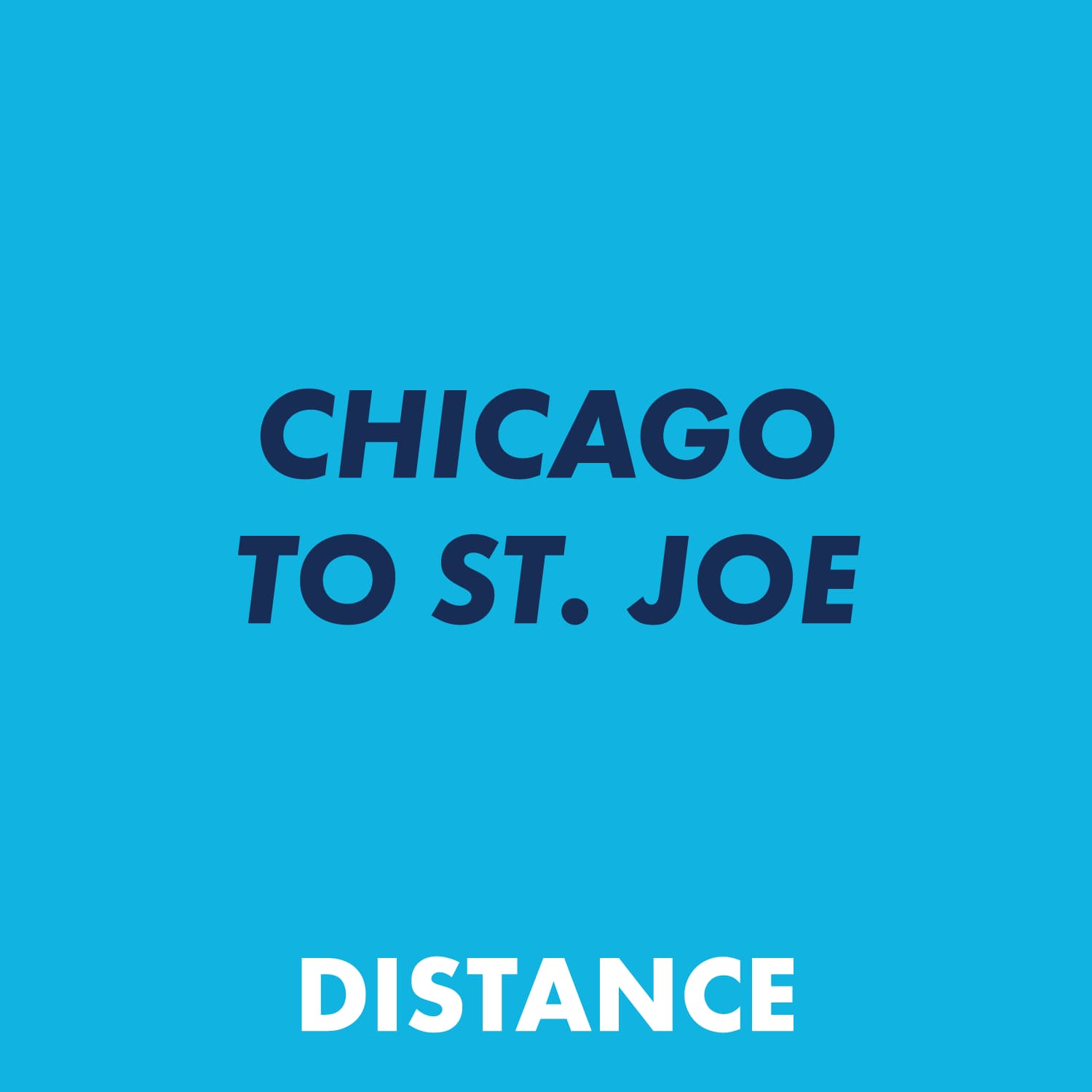 Chicago to St. Joe