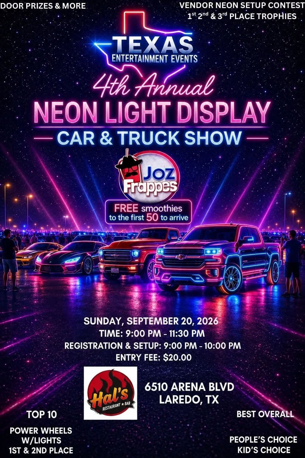 4th Annual NEON LIGHT DISPLAY CAR & TRUCK SHOW