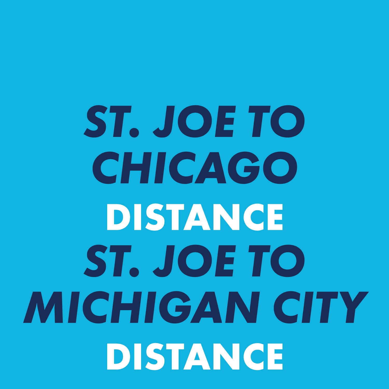 St. Joe to Chicago