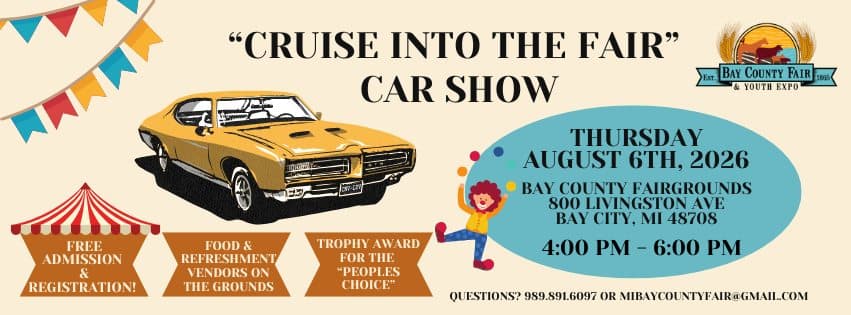 “Cruise Into The Fair” Car Show