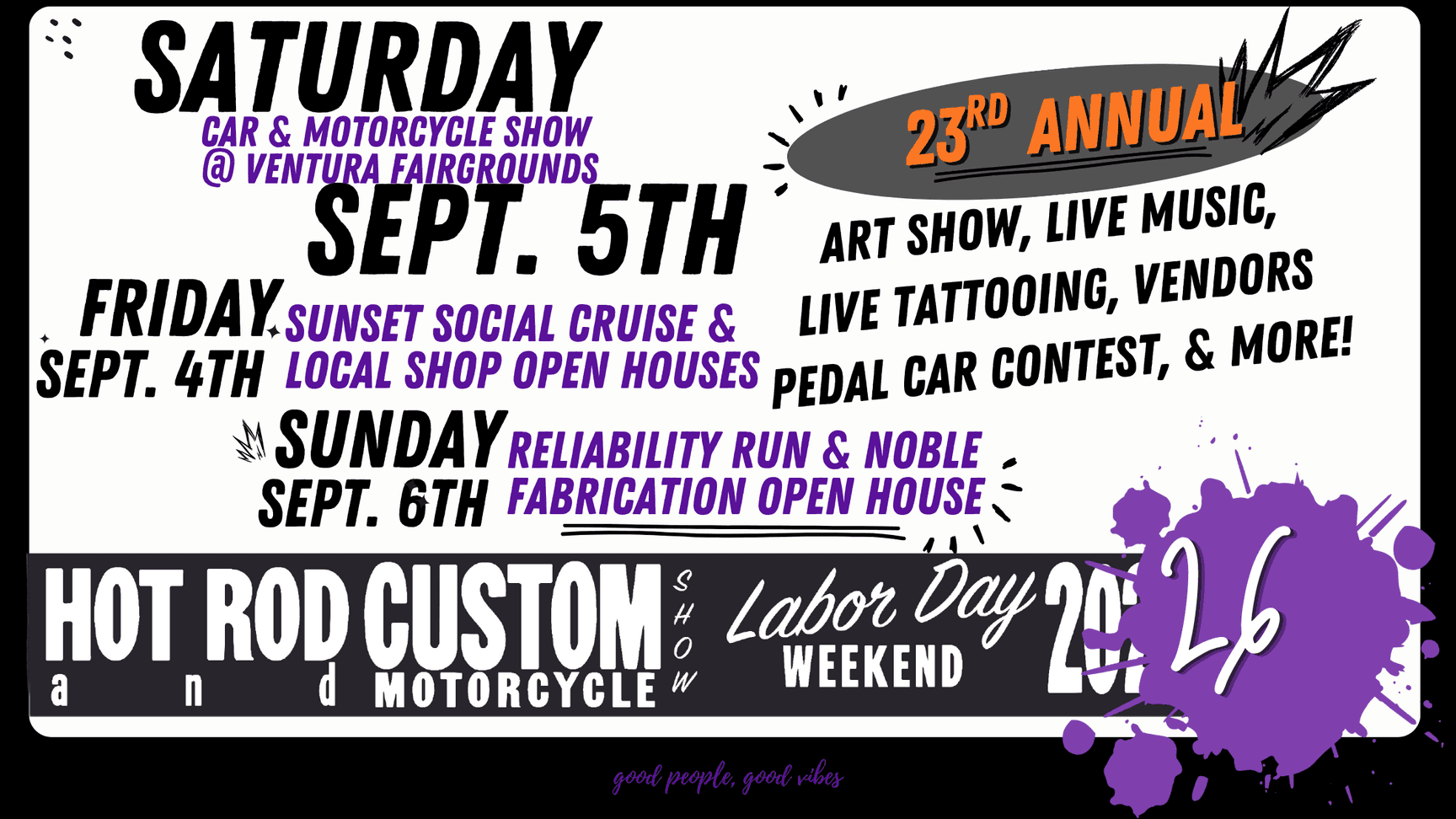 23rd Annual Ventura Nationals Car show