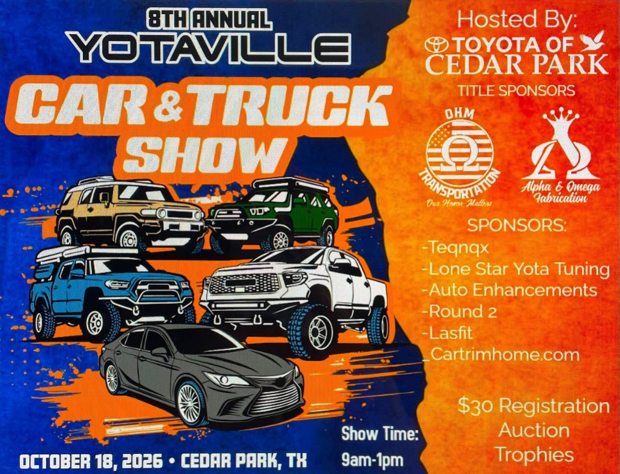 8th Annual Yotaville Car & Truck Show