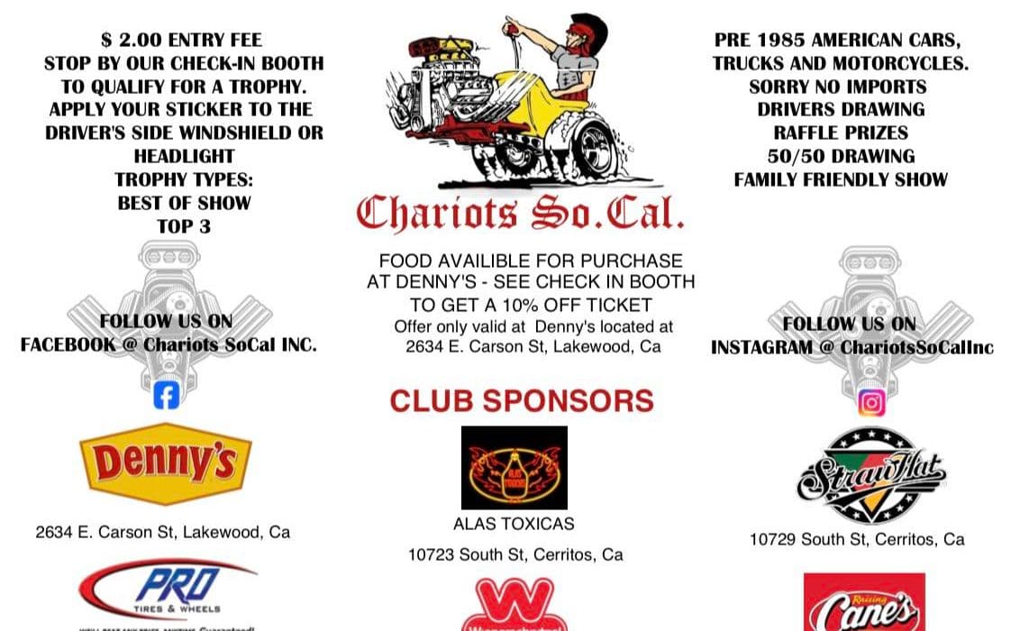 Chariots SoCal Car Meets