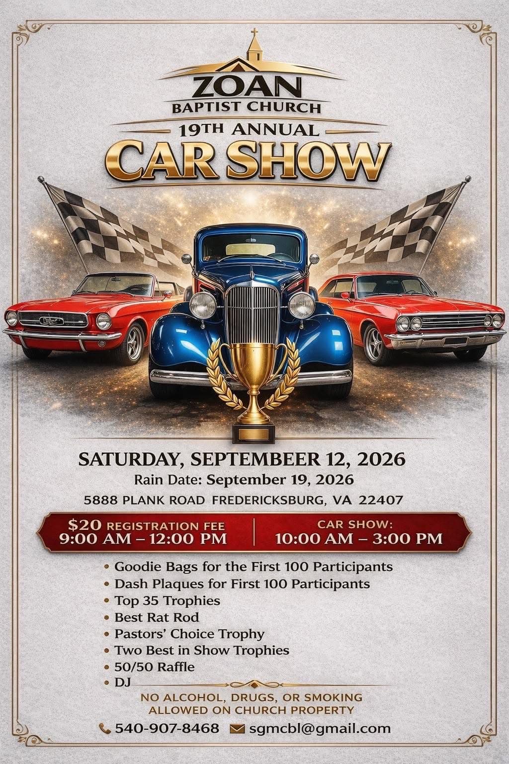 Zoan Baptist Church 19th Annual Car Show